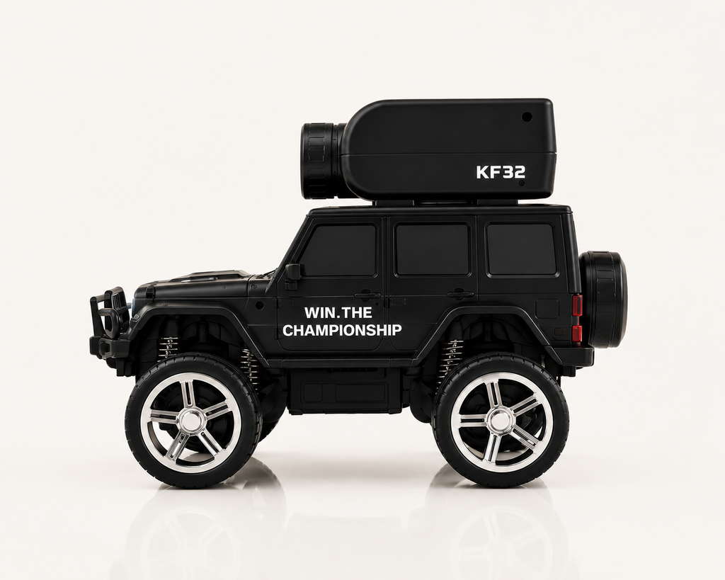 Mini Voiture RC Escalade en Alliage 1:64 avec Caméra HD et Lumière LED - Jouet Télécommandé pour Enfants