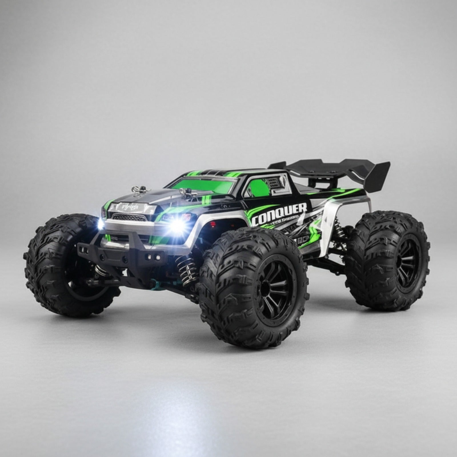 Voiture RC 4WD 1:16 - 50 km/h, Lumières LED et Dérive Tout-Terrain