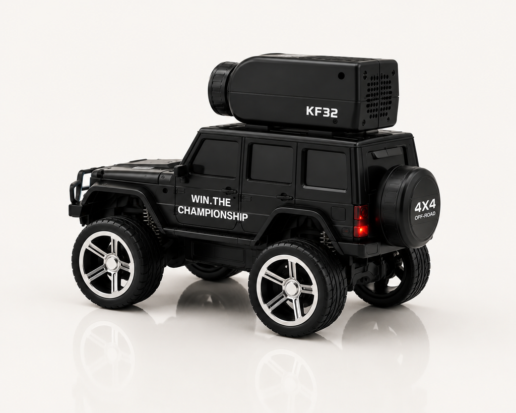 Mini Voiture RC Escalade en Alliage 1:64 avec Caméra HD et Lumière LED - Jouet Télécommandé pour Enfants
