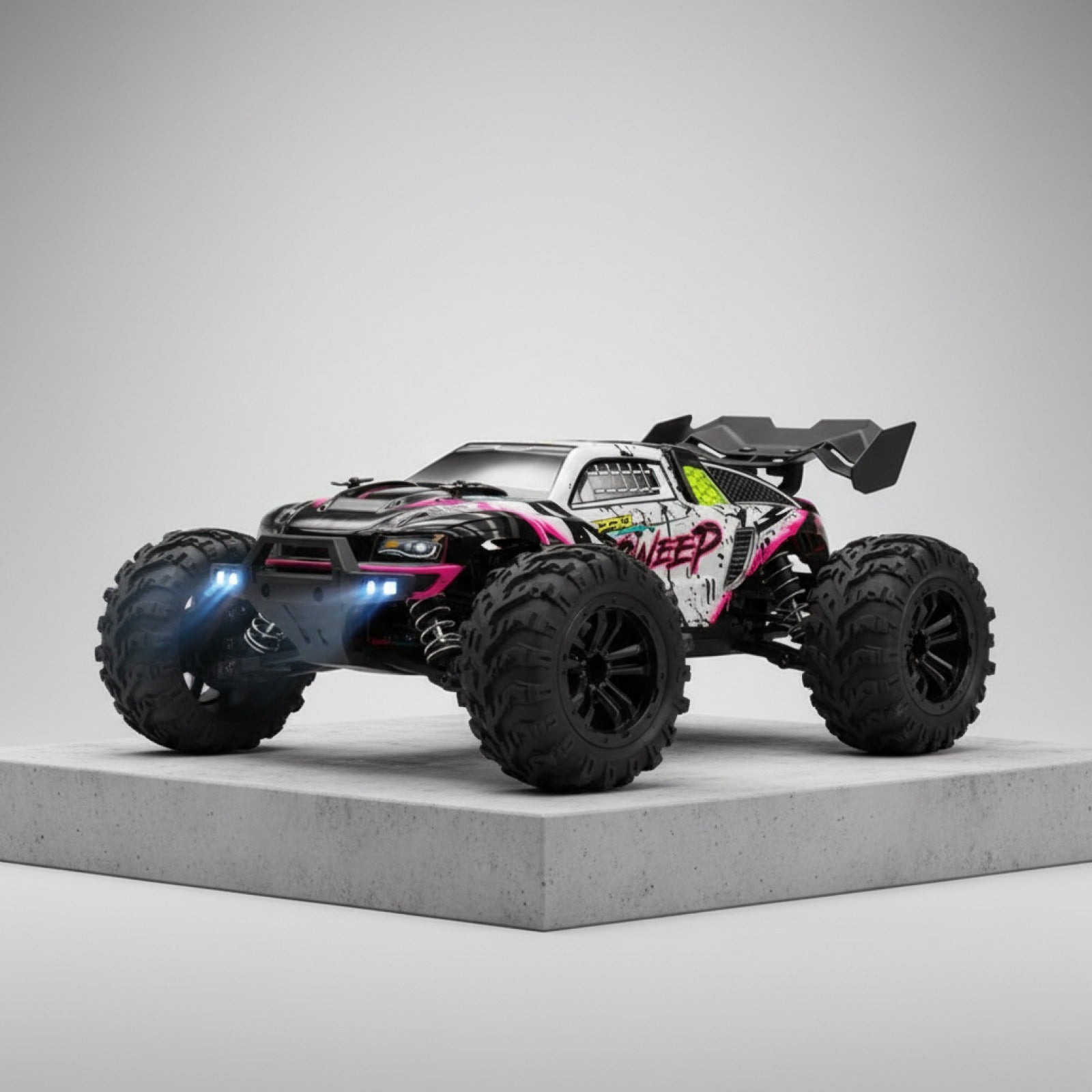 Voiture RC 4x4 Haute Vitesse : Modèle 1:16 Brushless 80 km/h ou Brossé 50 km/h - Camion Tout-Terrain pour Enfants et Adultes