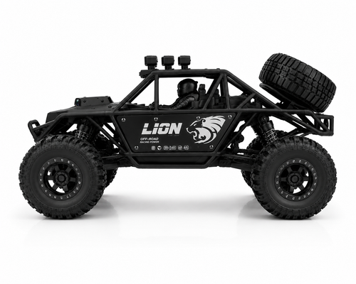 Chenille RC Amphibie 4WD Étanche IPX7 avec Caméra HD et Autonomie 50min