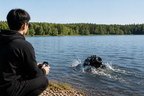 Chenille RC Amphibie 4WD Étanche IPX7 avec Caméra HD et Autonomie 50min