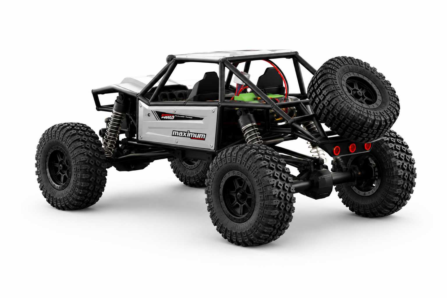 Voiture RC Rock Crawler 4WD Tout-Terrain 1/18 - Véhicule Électrique Télécommandé pour Enfants