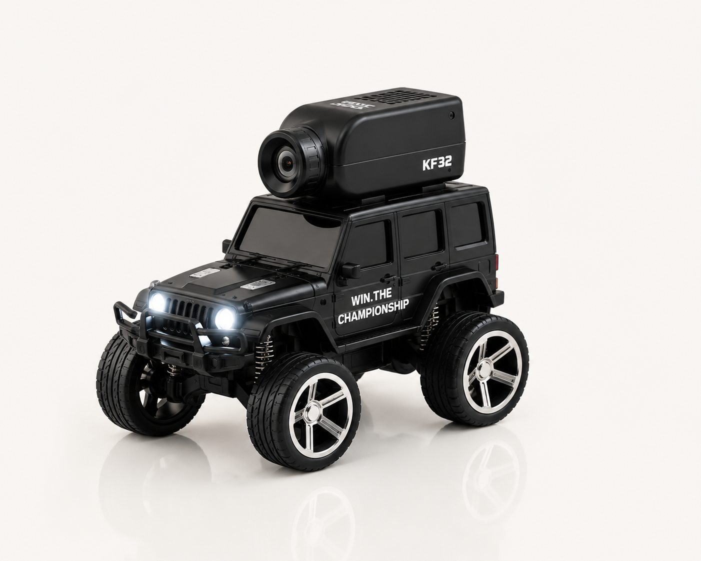 Mini Voiture RC Escalade en Alliage 1:64 avec Caméra HD et Lumière LED - Jouet Télécommandé pour Enfants