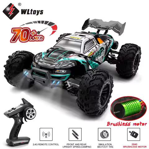 Voiture RC Monster Drift 4x4 LED Haute Vitesse pour Enfants - Télécommandée 1:16