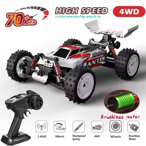 Voiture RC Haute Vitesse S911PRO 1:16 4WD - Jusqu'à 70 km/h, Monster Truck pour Enfants
