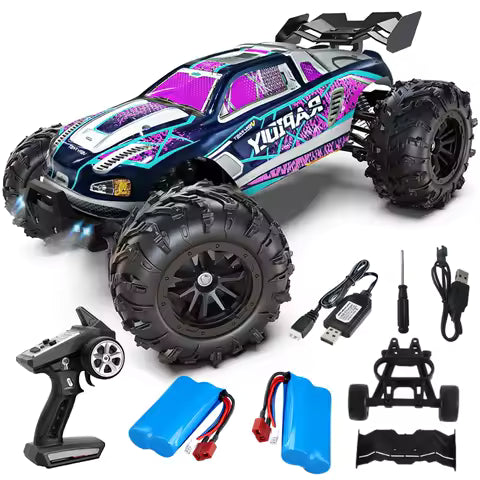 Voiture RC Drift 1:16 Sans Balais - 80 km/h, 4WD, LED, Haute Vitesse pour Enfants & Adultes
