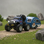 Mini Camion RC 1:64 avec Remorque - Modèle Alliage Tout Terrain Télécommandé pour Enfants