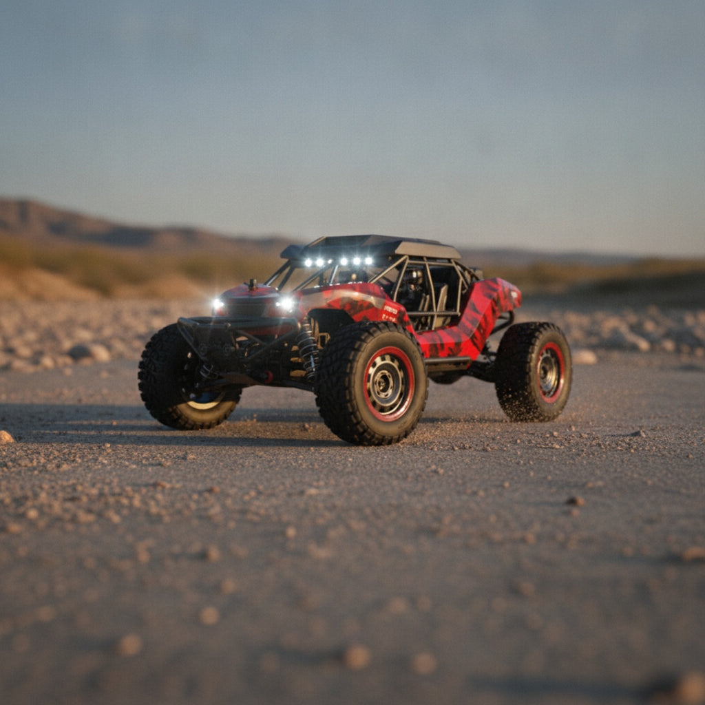 Buggy RC WLtoys 16101 4WD : Voiture Télécommandée Haute Vitesse 50 km/h Tout Terrain avec LED