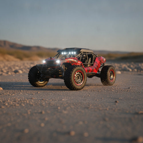 Buggy RC WLtoys 16101 4WD : Voiture Télécommandée Haute Vitesse 50 km/h Tout Terrain avec LED