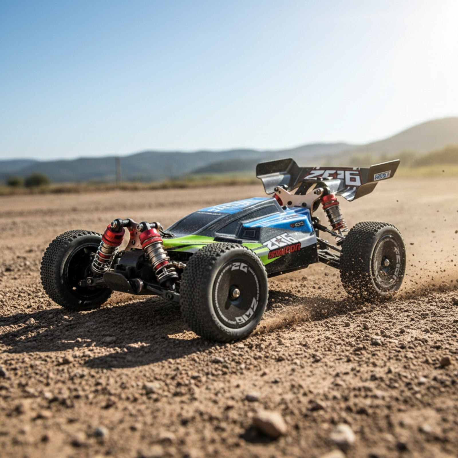 Voiture RC WLtoys 144001 : Course 4x4 Tout-Terrain Vitesse 60 km/h