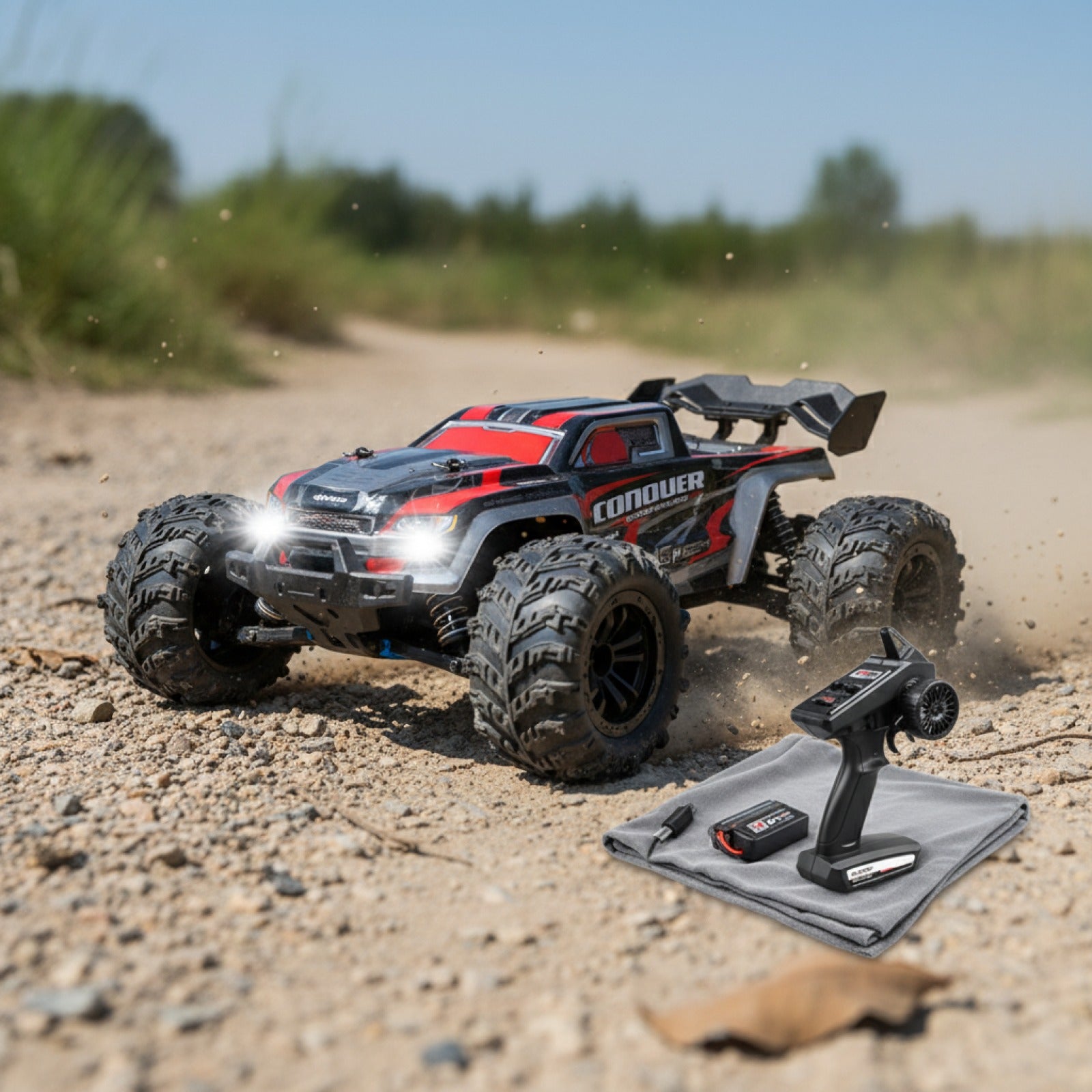 Voiture RC WLtoys 1:16 : Monster Truck 4WD Haute Vitesse 50 km/h pour Enfants