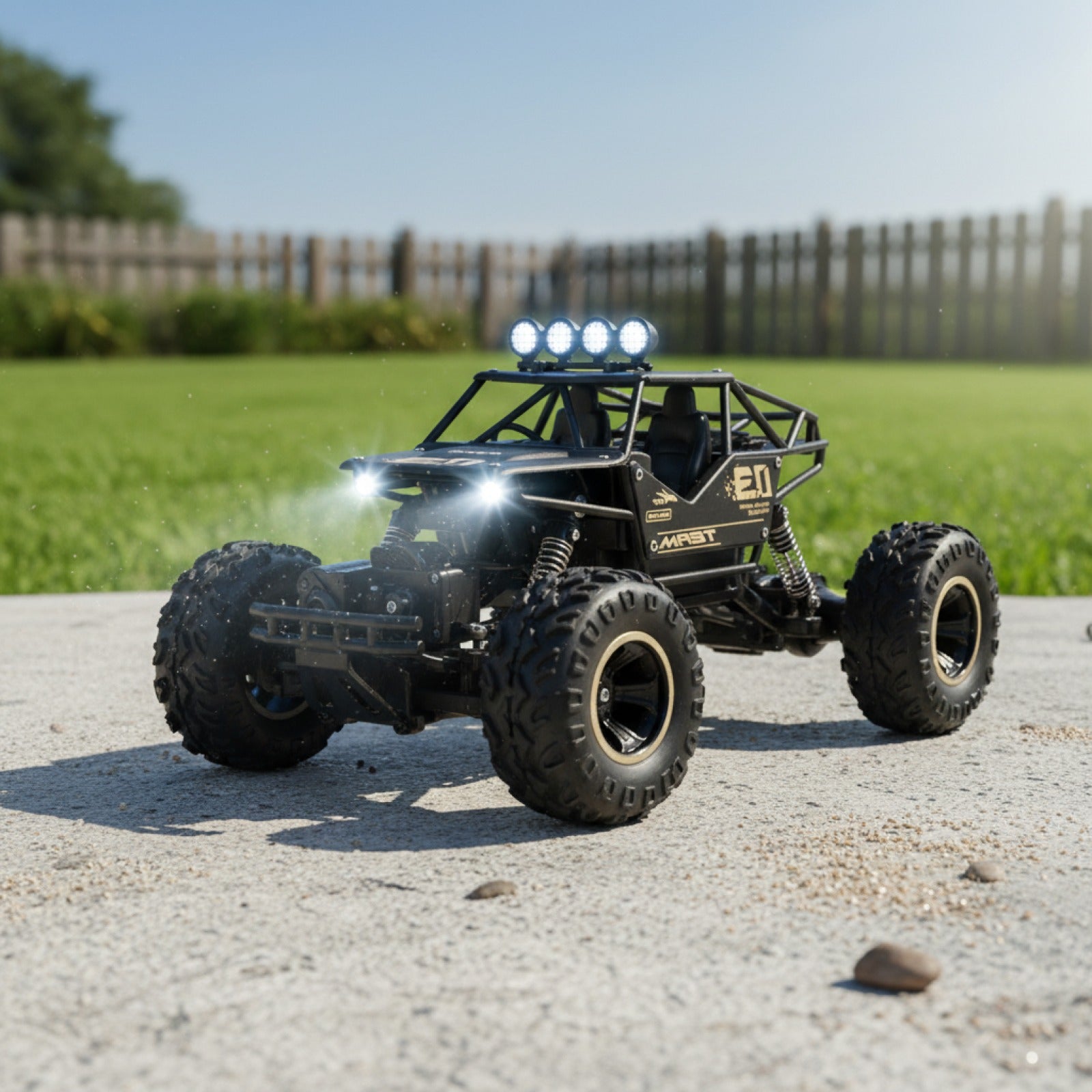 Voiture RC ZWN 1:16 4WD avec Lumières LED - Buggy Tout-Terrain Radiocommandé pour Enfants