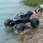 Voiture RC Amphibie Rock Crawler 4WD avec Caméra, Étanche IPX7, Contrôle APP & Gestuel