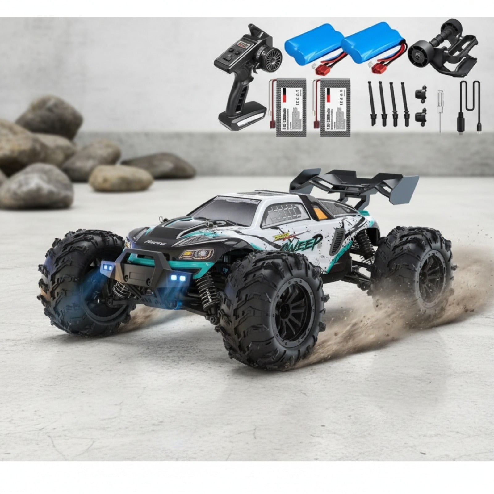 Voiture RC 4x4 Tout-Terrain Haute Vitesse - Buggy 50/80 KM/H pour Enfants & Adultes