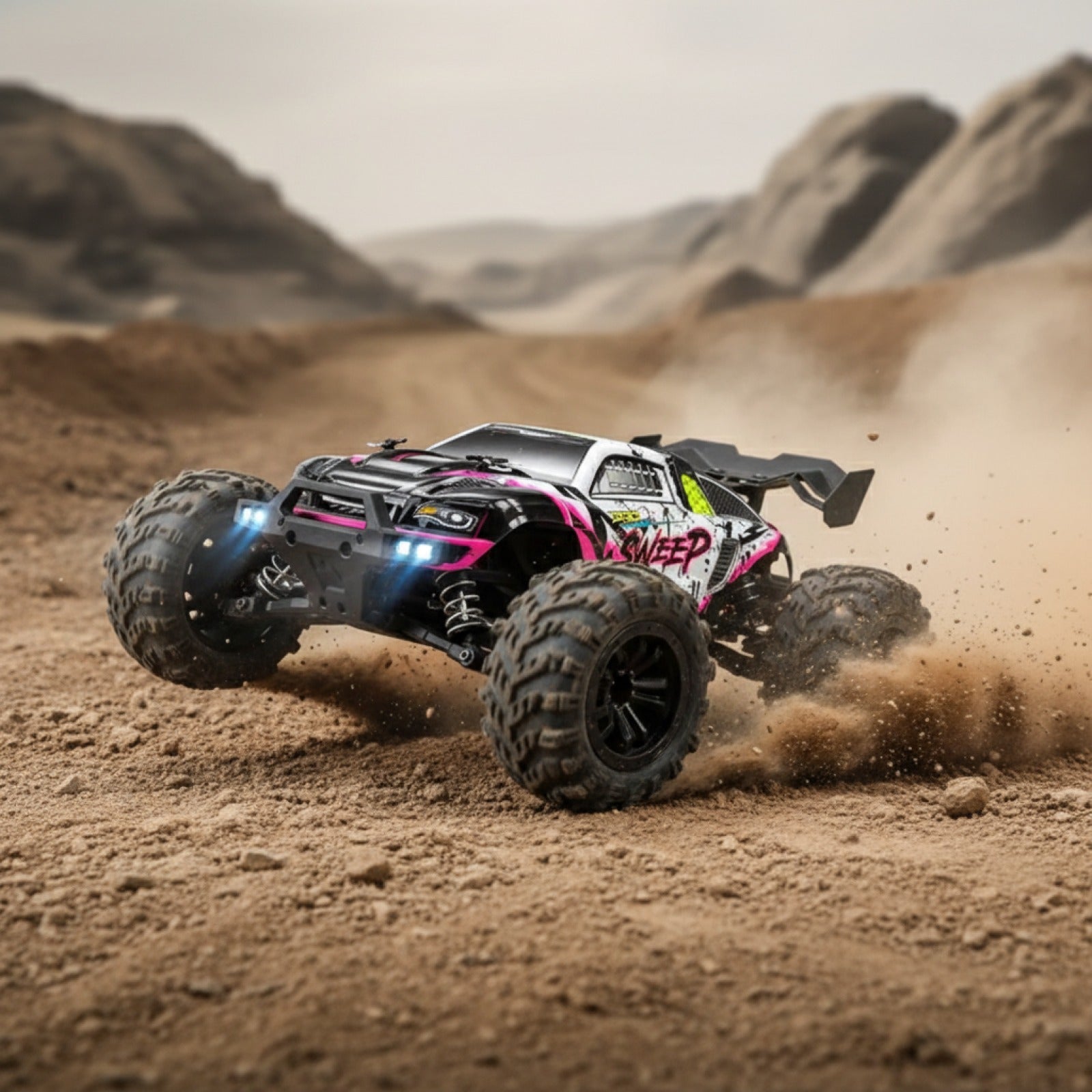 Voiture RC 4x4 Haute Vitesse : Modèle 1:16 Brushless 80 km/h ou Brossé 50 km/h - Camion Tout-Terrain pour Enfants et Adultes