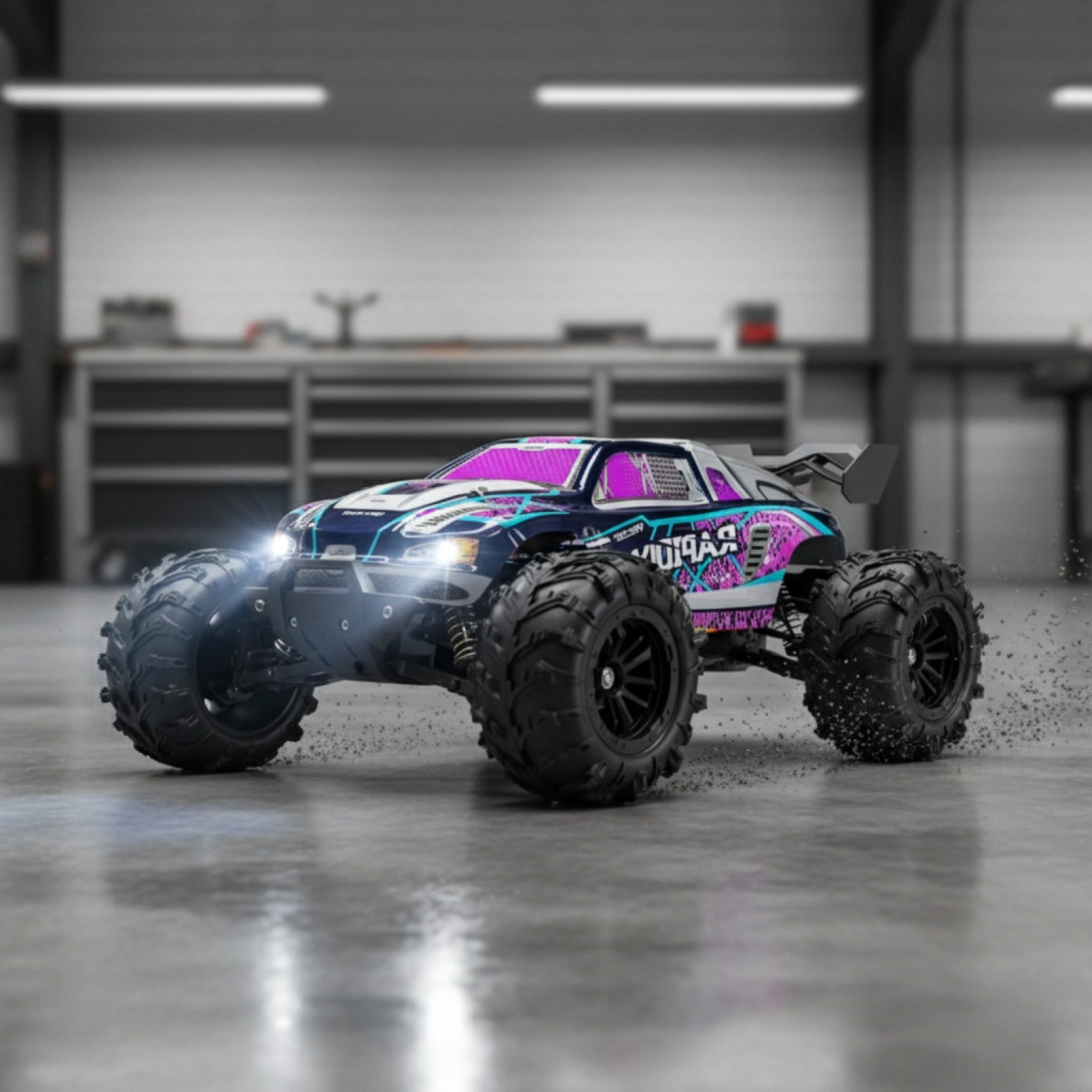 Voiture RC Drift 1:16 Sans Balais - 80 km/h, 4WD, LED, Haute Vitesse pour Enfants & Adultes
