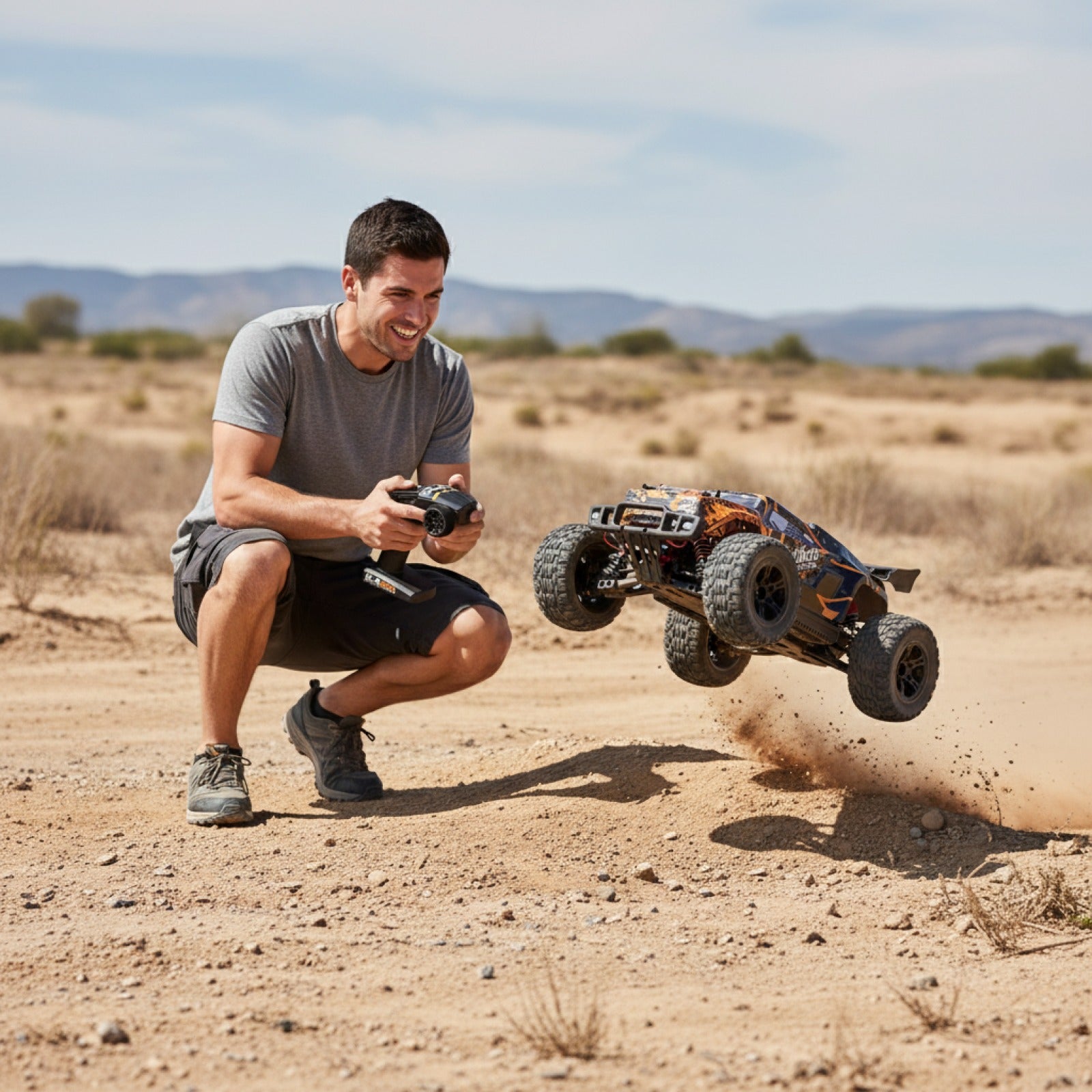 Voiture RC SucceBuy 4WD Tout Terrain Haute Vitesse 50 km/h - Cadeau Enfant