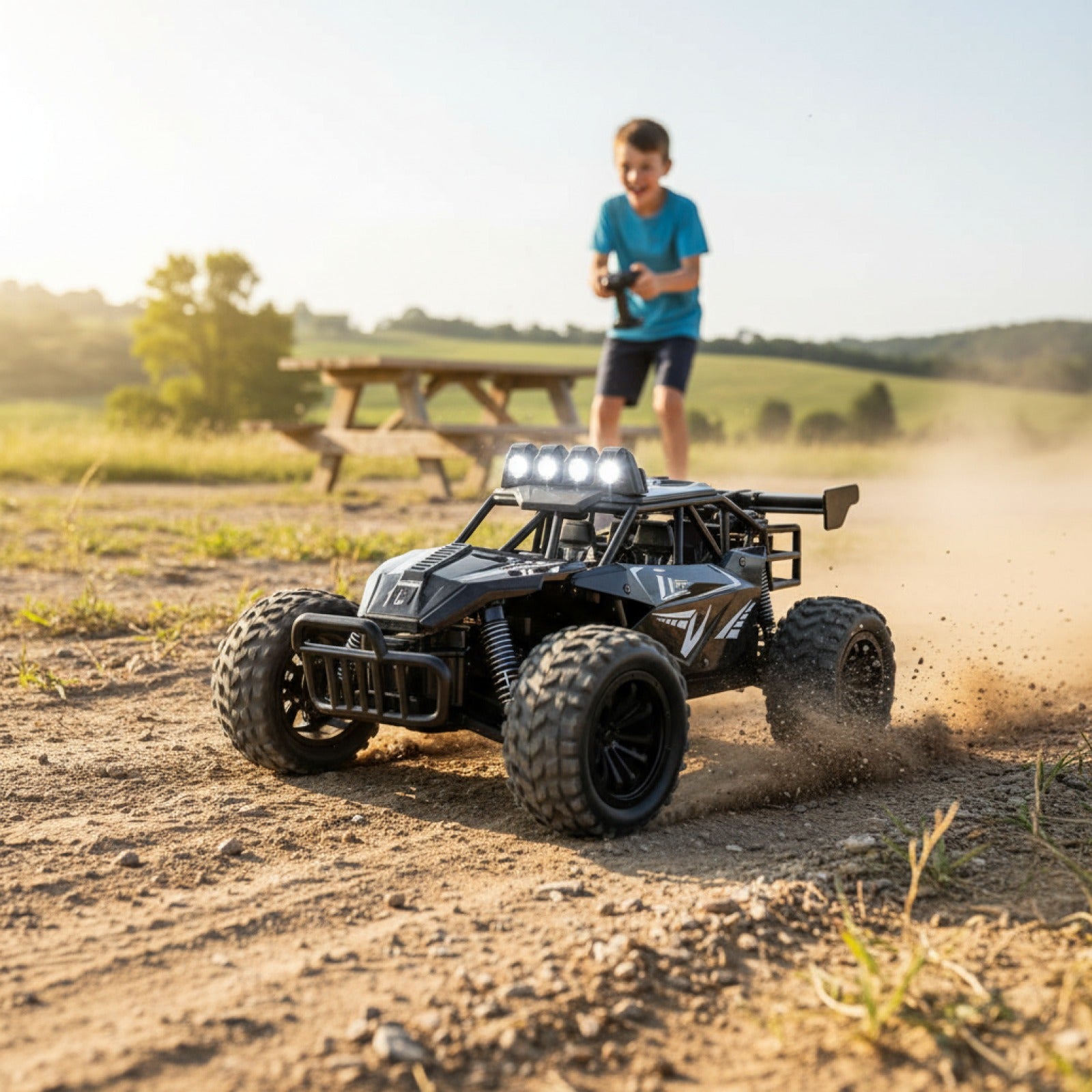 Voiture Télécommandée 1:16 - Buggy RC 2WD Tout-Terrain pour Enfants