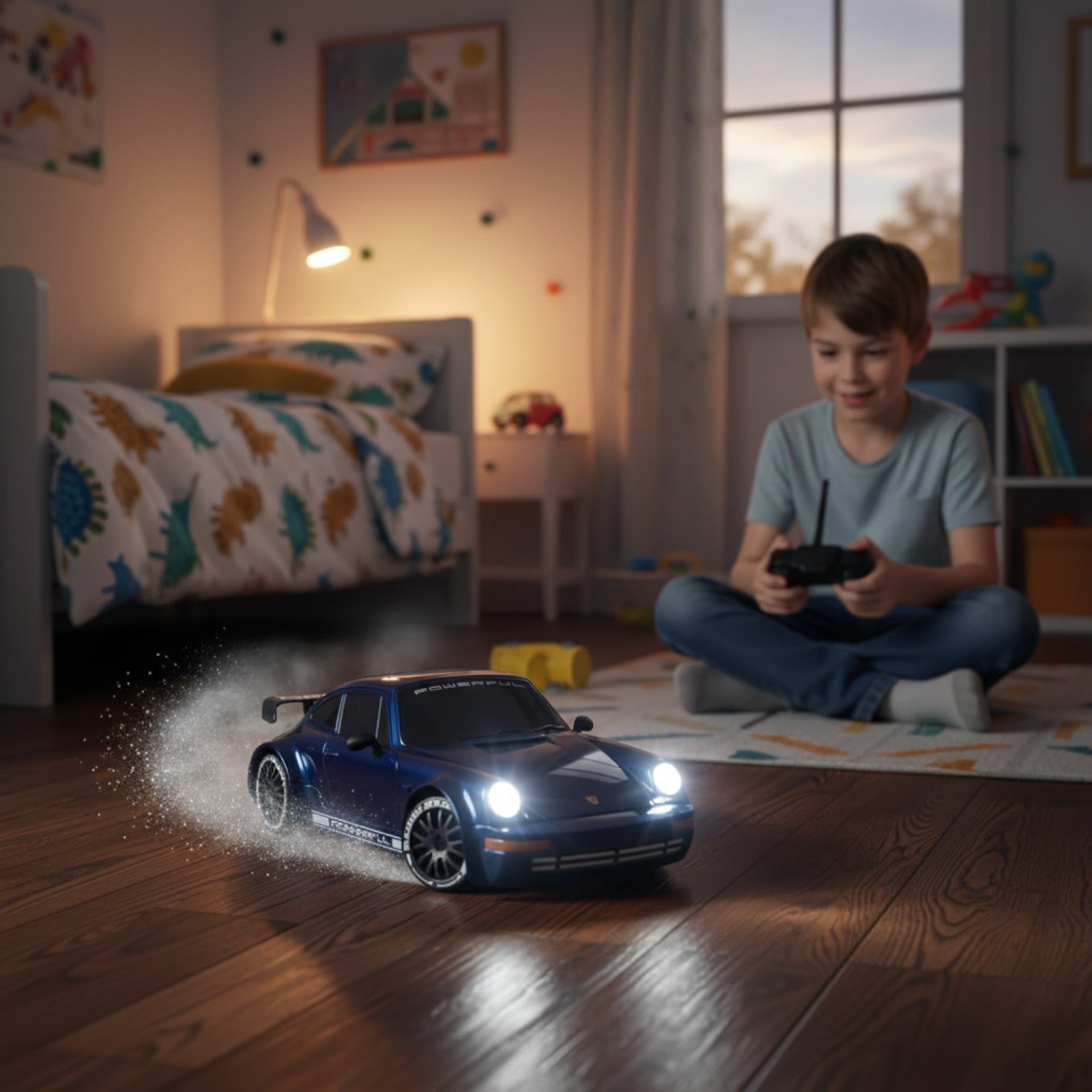 Voiture RC Drift 4WD Haute Vitesse avec Lumières LED - Cadeau Idéal pour Enfants