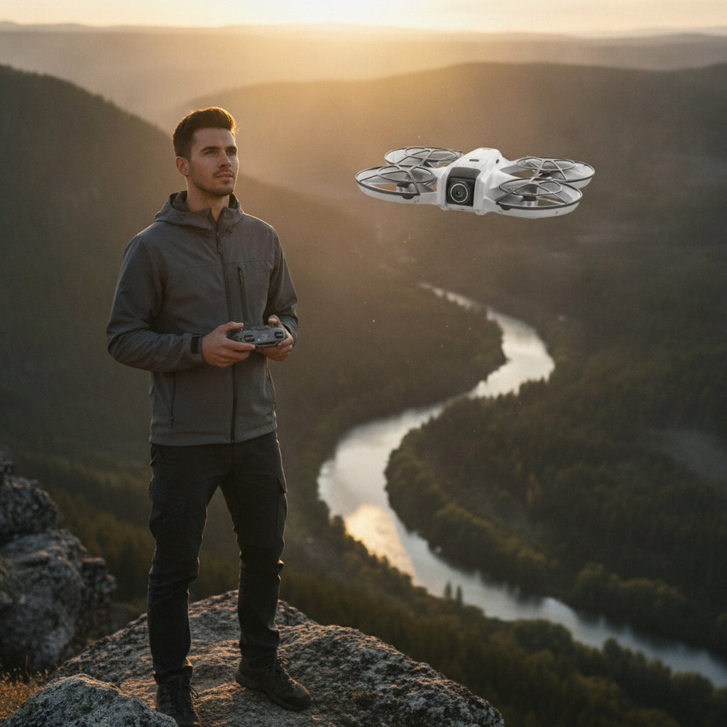 Drone professionnel Lenovo MINI V666 4K WIFI 5G avec évitement d'obstacles et moteur brushless