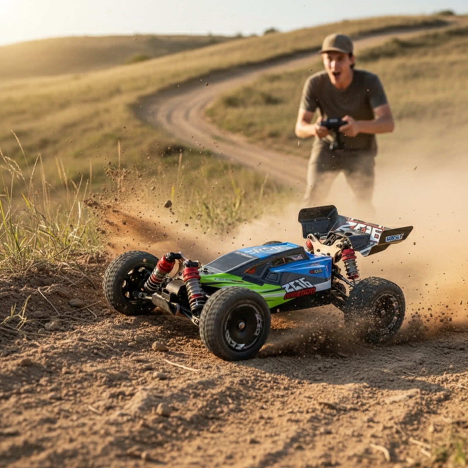 Voiture RC WLtoys 144001 : Course 4x4 Tout-Terrain Vitesse 60 km/h