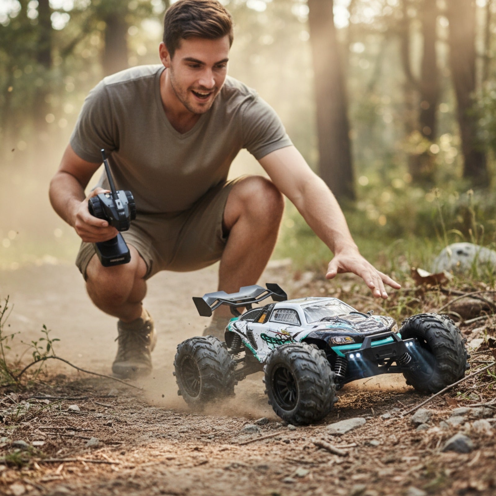 Voiture RC Tout-Terrain Rapide : Aventure et Vitesse sur Tous les Terrains