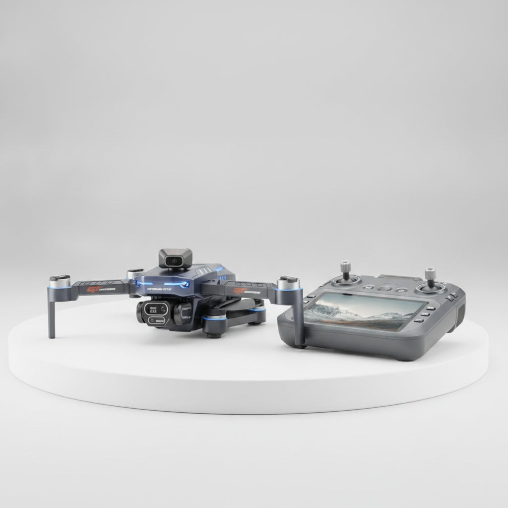 Drone Lenovo GT8 8K HD : Quadricoptère Pliable avec 3 Caméras, Moteur Brushless et Écran FPV