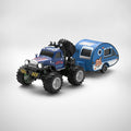 Mini Camion RC 1:64 avec Remorque - Modèle Alliage Tout Terrain Télécommandé pour Enfants