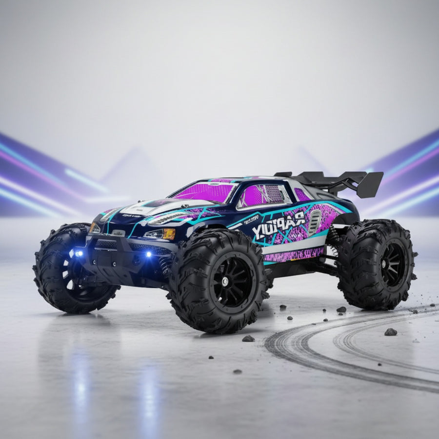 Voiture RC Drift 1:16 Sans Balais - 80 km/h, 4WD, LED, Haute Vitesse pour Enfants & Adultes
