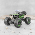 Voiture télécommandée tout-terrain pour enfants - Camion RC métal 2WD avec LED
