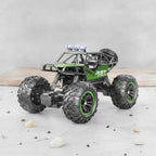 Voiture télécommandée tout-terrain pour enfants - Camion RC métal 2WD avec LED