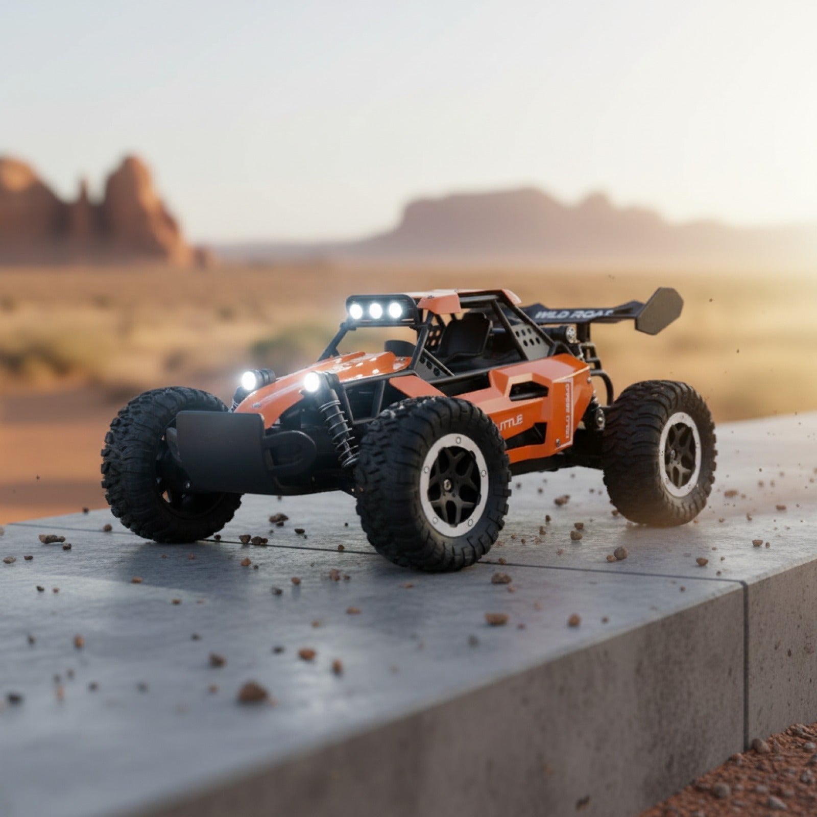 Voiture RC 2.4G Tout-Terrain 1:16/1:20 avec Lumières LED - Véhicule Télécommandé 2WD pour Enfants